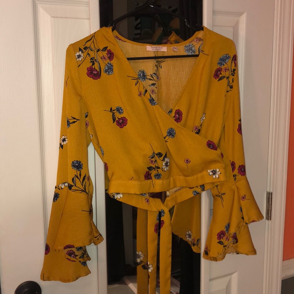 Crop top-long sleeve